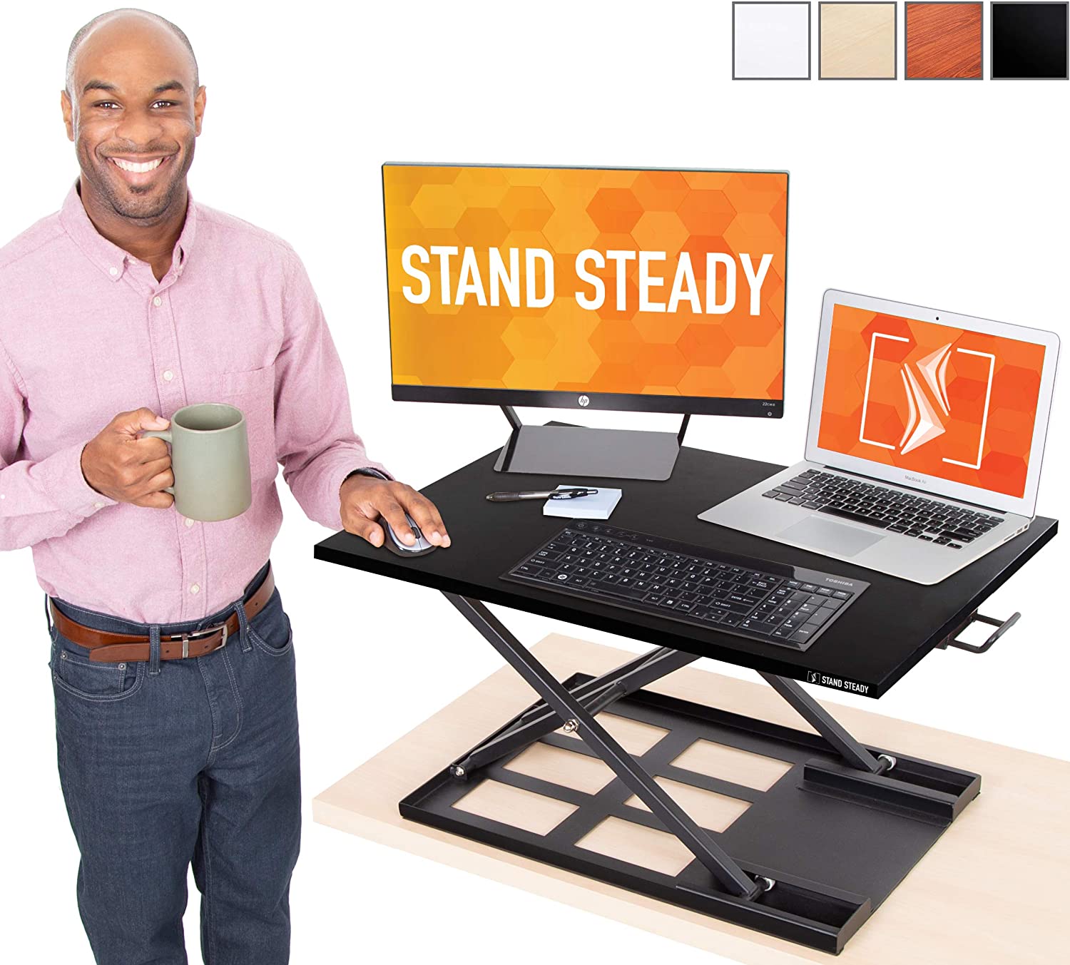 Stand Steady XElite Pro Standing Desk Converter Work From Home Adviser