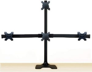 EZM Deluxe Pyramid Quad Monitor Stand Mount