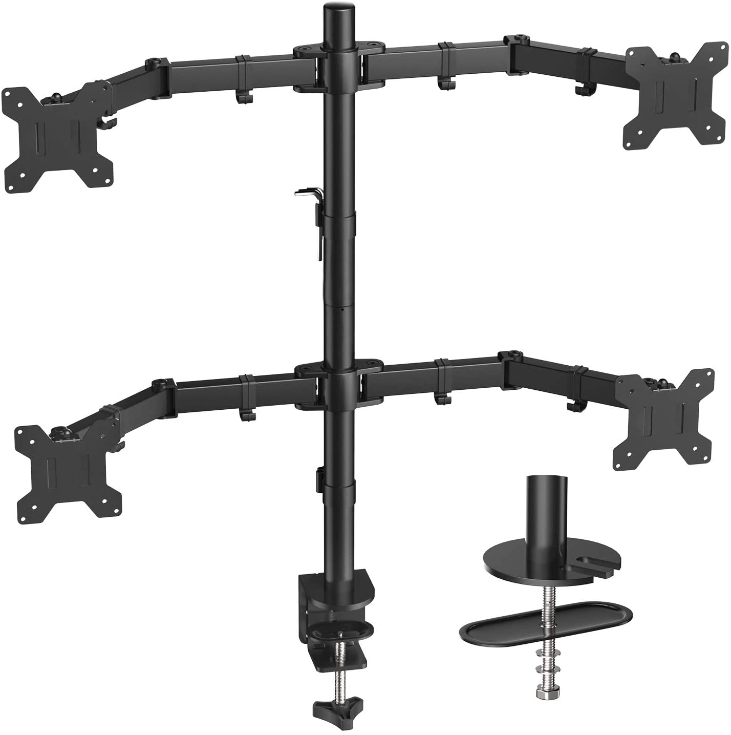 HUANUO Quad Monitor Stand Mount Review