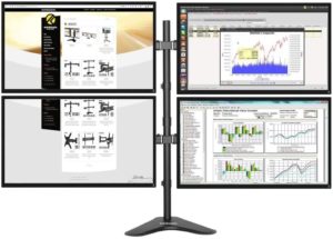 Mount-It! Quad Monitor Stand