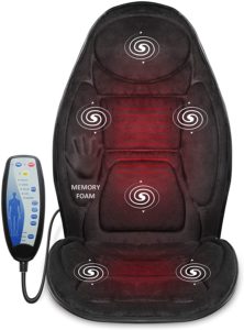 Snailax Memory Foam Massage Chair Pad