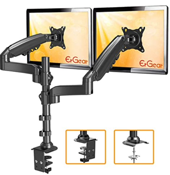 ErGear 17”32” Dual Monitor Desk Mount Stand Kit Review