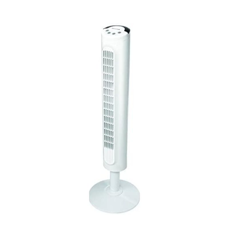 White Comfort Control Tower Fan by Honeywell Work From Home Adviser