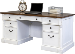 Martin Furniture Executive Desk Double Pedestal