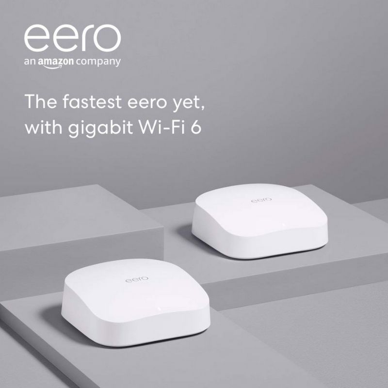 Pro 6 tri-band mesh Wi-Fi 6 system by EERO