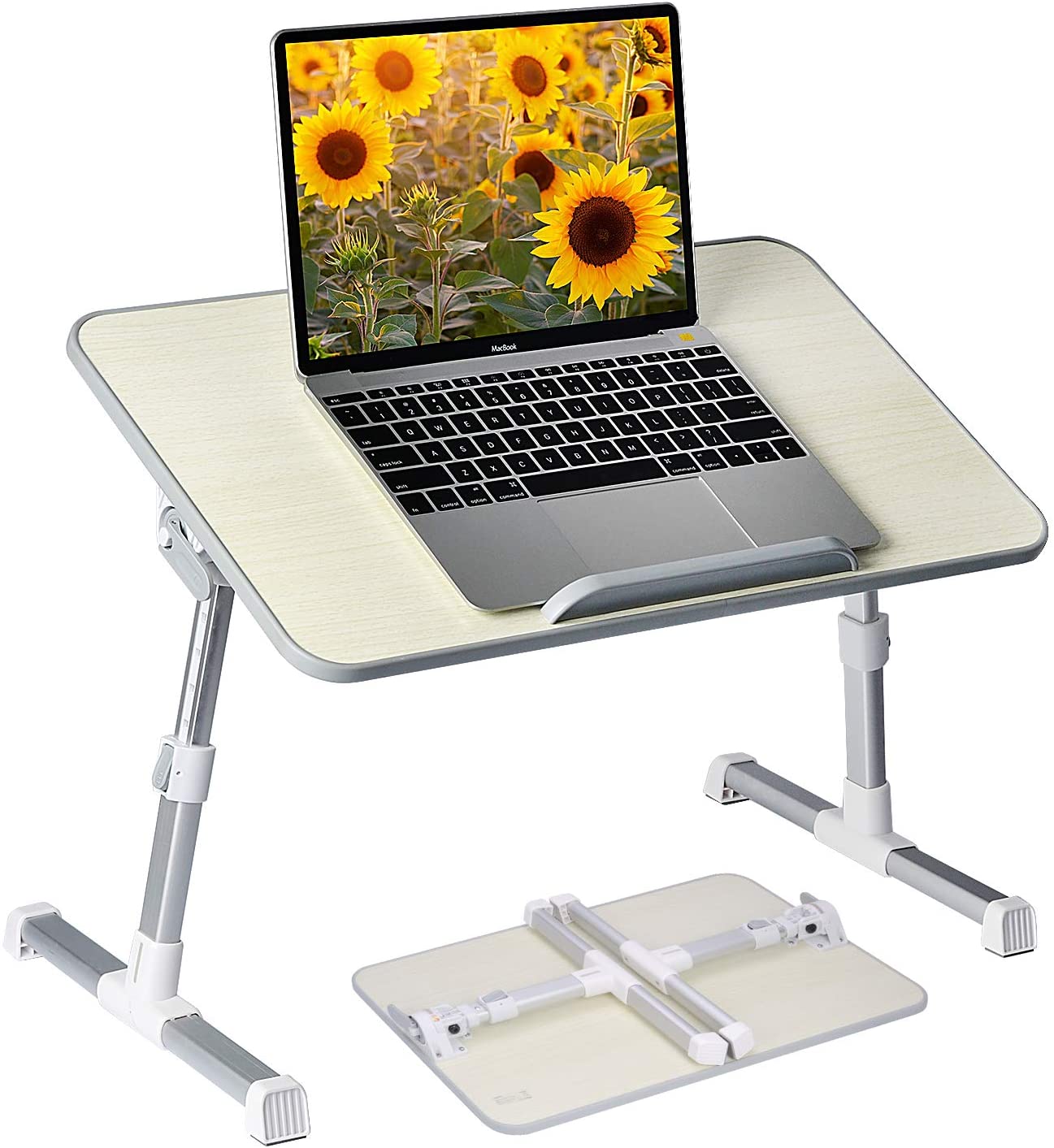 Neetto Height Adjustable Laptop Floor Desk