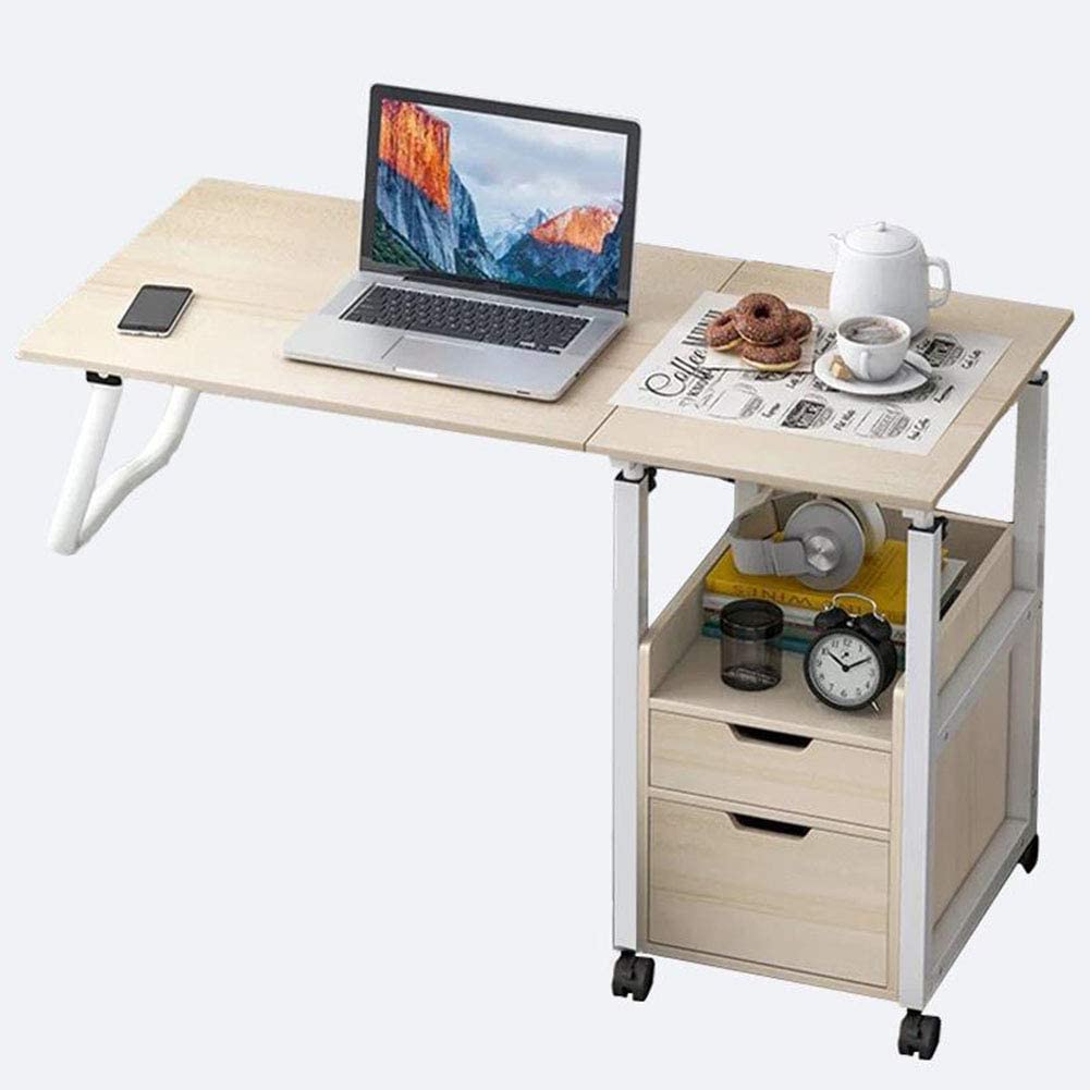 ZQTHL Overbed Table with Wheels for King Size Bed Work From Home Adviser