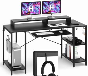 Computer Desk with Keyboard Tray from HYPIGO Store