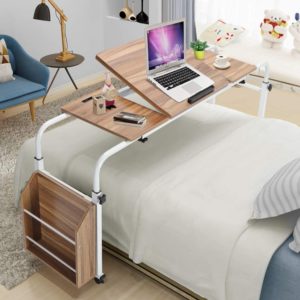 Overbed Table on Wheels by Dwawoo