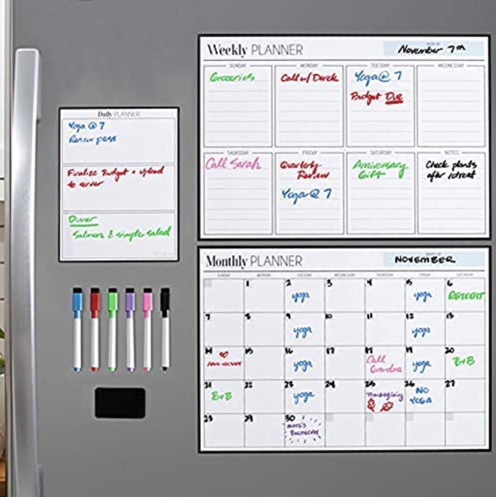 Magnetic Dry Erase Calendar Bundle