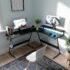 Amold L-Shape Gaming Desk with Hutch