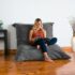 Loungie Microplush Recliner Gaming Floor Chair