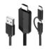 Zinc Alloy 2-in-1 Micro USB to HDMI Cable by Onvian