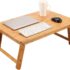 Homfa Bamboo Floor Desk