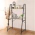 Nathan James Theo 2-Shelf Industrial Wall Mount Ladder Table