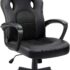 Homall Modern Adjustable Low Back Armless Ribbed Task Chair