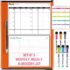 Magnetic Dry Erase Calendar Bundle for Fridge
