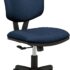 Flash Furniture Mid-Back Blue Quilted Vinyl Swivel Chair