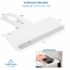 Everson Retractable Clamp-On 6″ H x 33″ W Desk Keyboard Tray