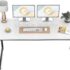 Cubiker White Computer Desk