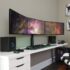 MOUNTUP Triple Monitor Stand Mount