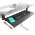Adjustable 5.2″ H x 11″ W Desk Keyboard Platform