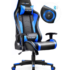 X Rocker Black Leather Video Gaming Chair with Speakers