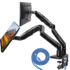 MOUNTUP Dual Monitor Stand with Gas Spring