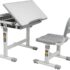 Guidecraft Children’s School Desk and Chair Set