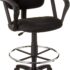 Office Star Sculptured Vinyl Seat and Back Pneumatic Drafting Chair