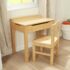 Guidecraft Children’s School Desk and Chair Set